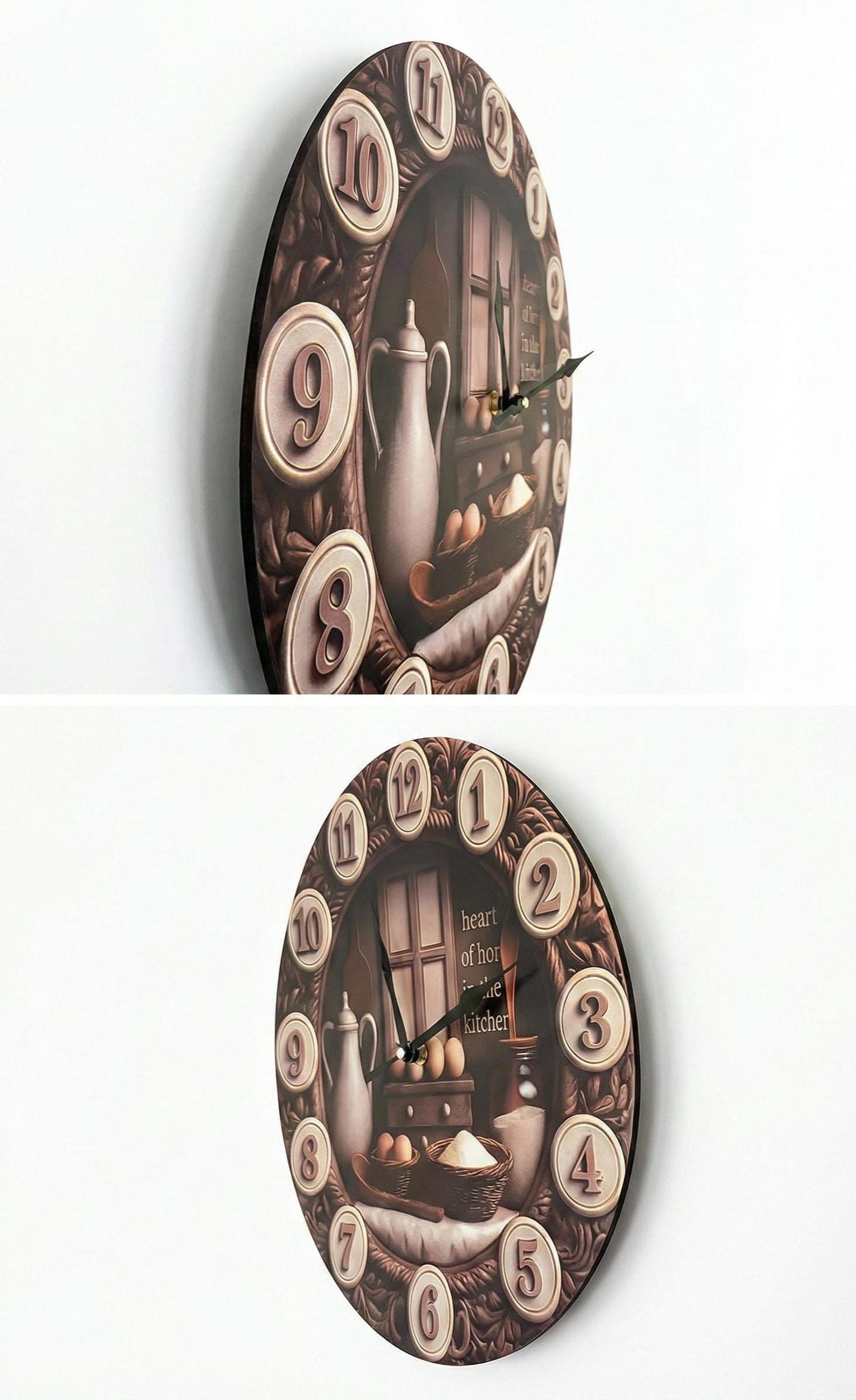 Farmhouse Kitchen Wall Clock