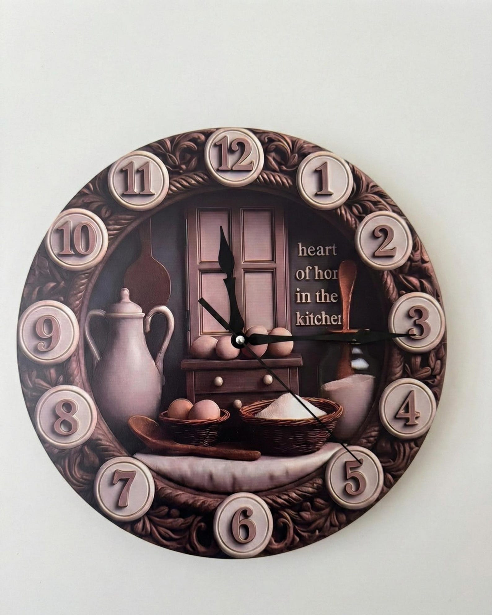 Farmhouse Kitchen Wall Clock