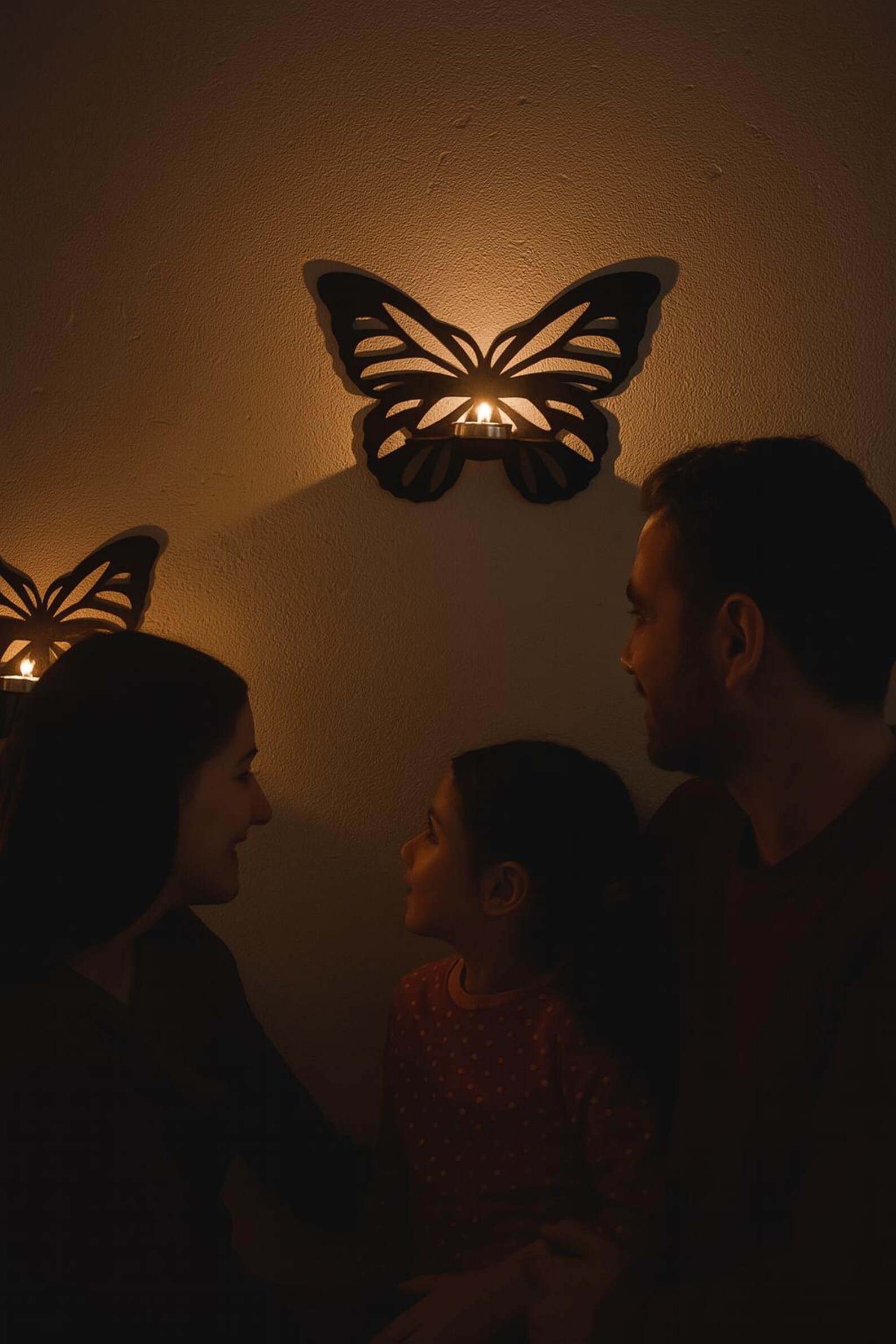 Butterfly Wall Shelf Set of 3