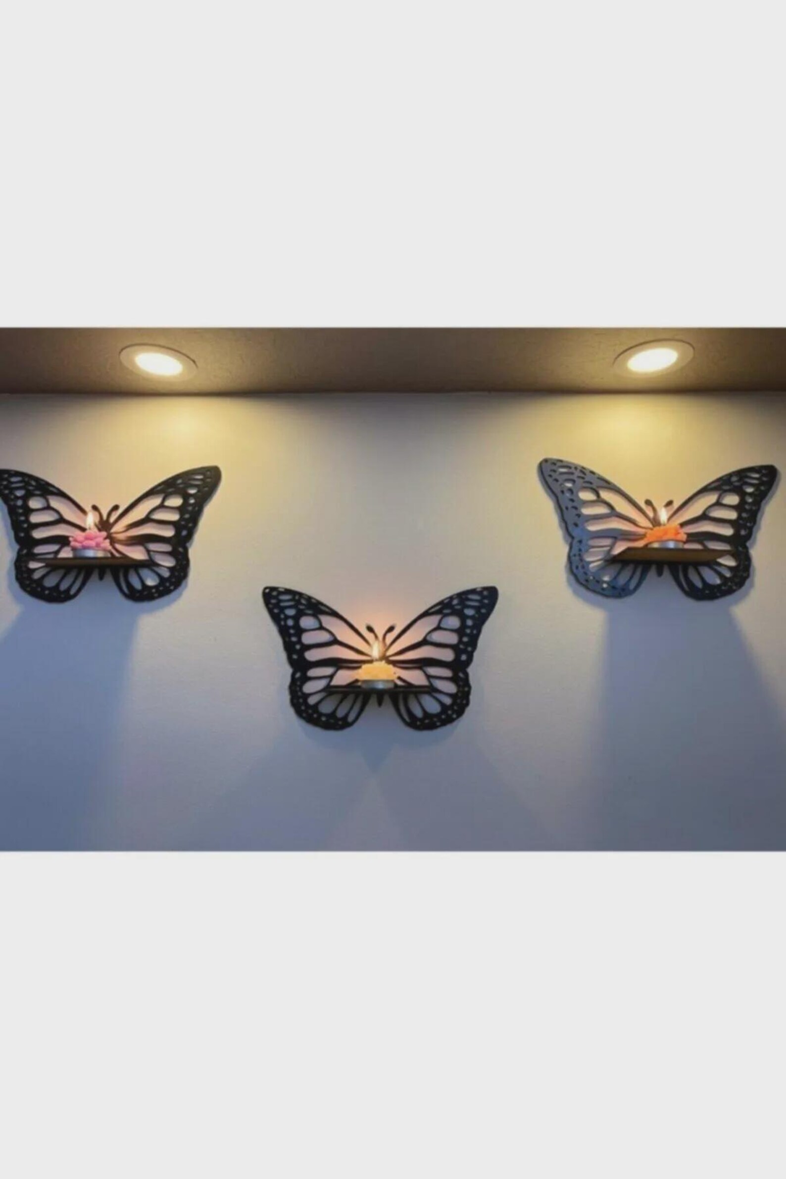 Butterfly Wall Shelf Set of 3