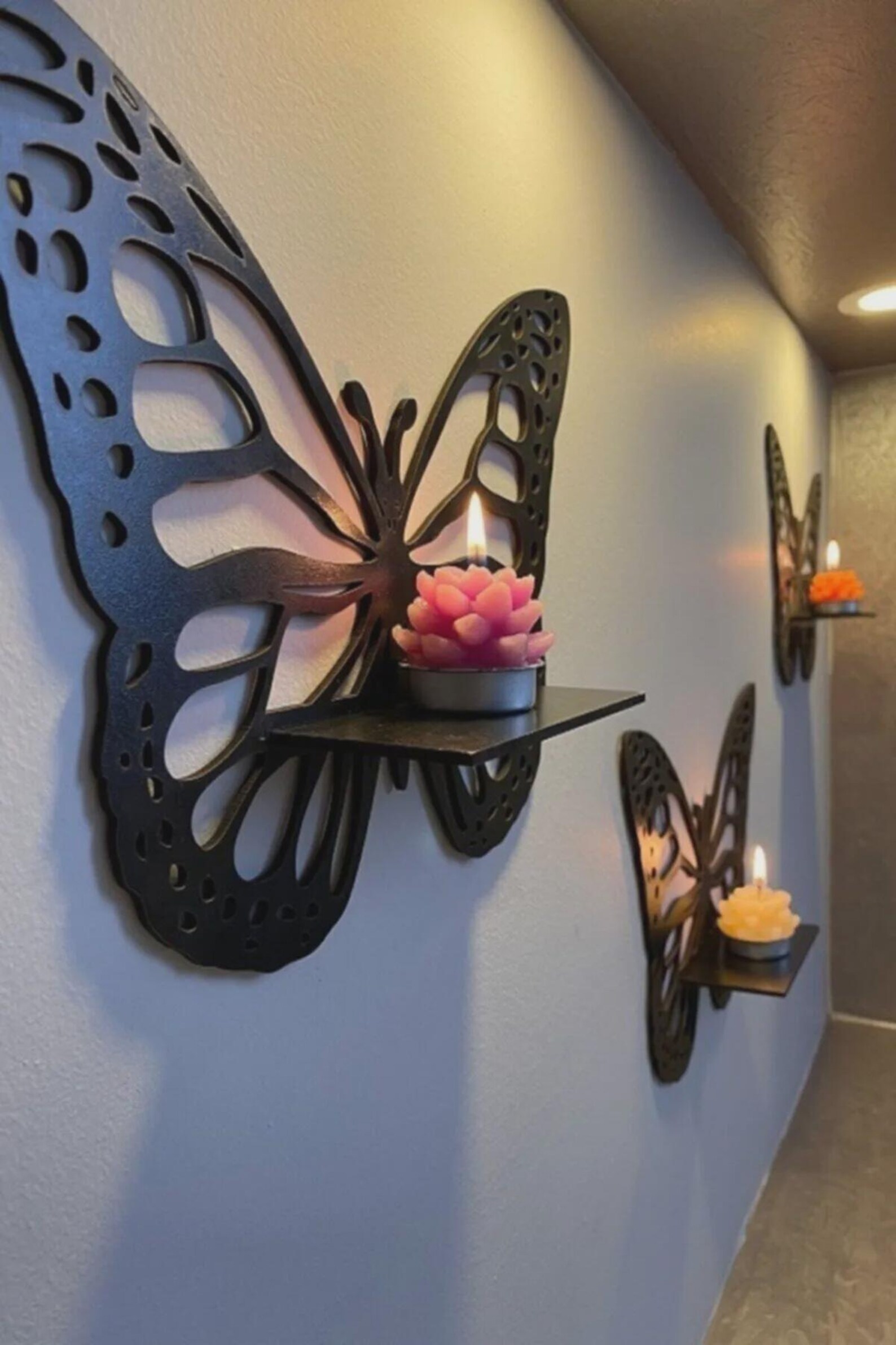 Butterfly Wall Shelf Set of 3