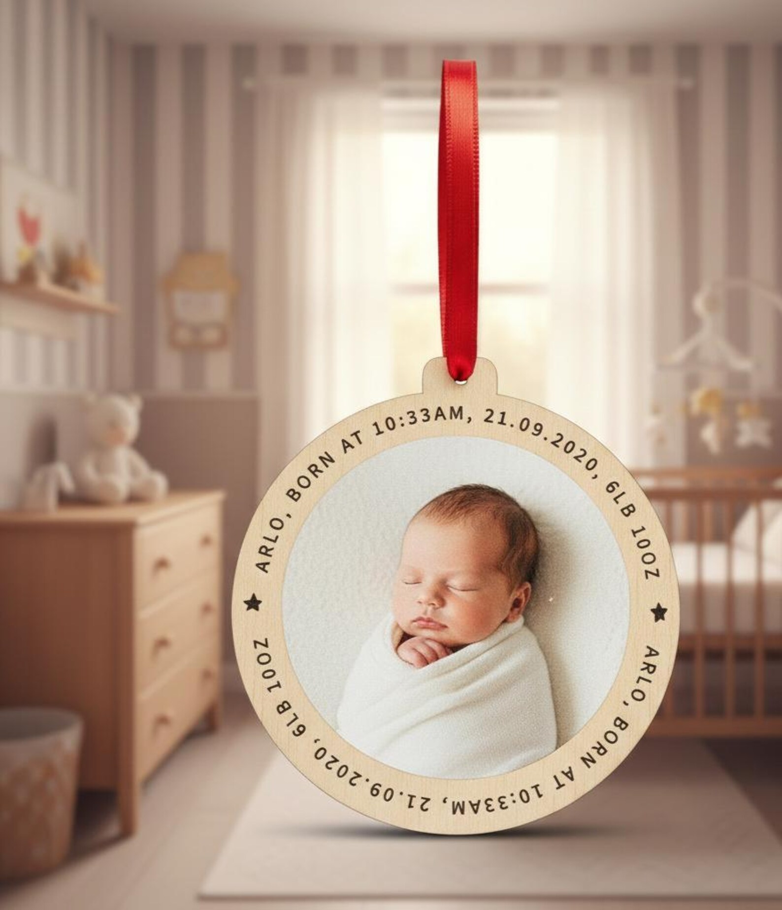 Baby’s First Christmas Photo Ornament