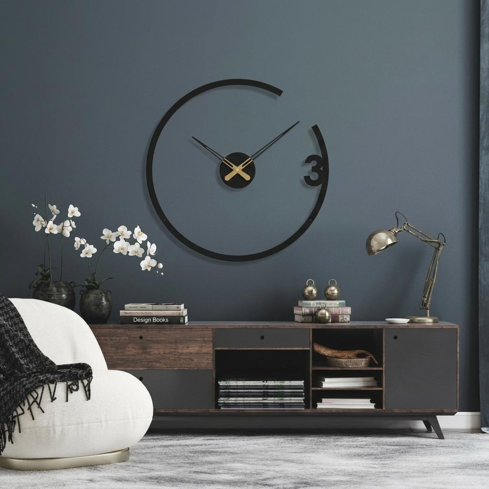 Gear Wall Clock – Oversized Industrial Clock