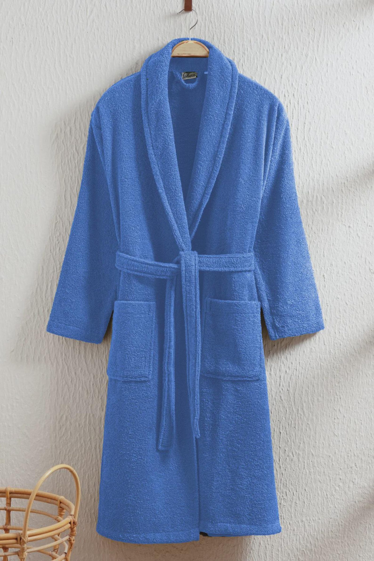 Personalized Shawl Collar Bathrobe – 100% Cotton