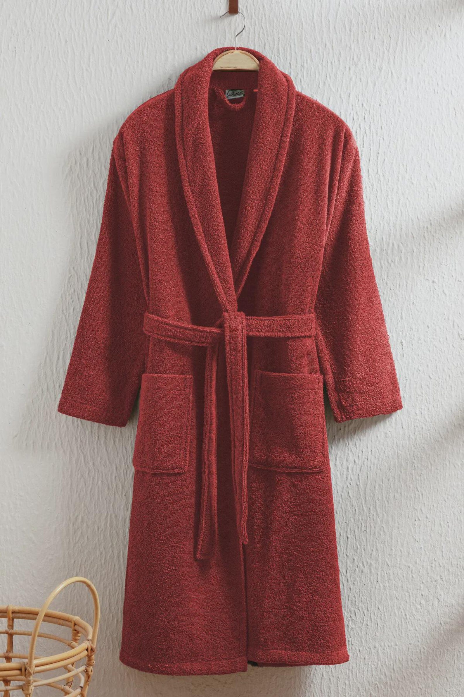 Personalized Shawl Collar Bathrobe – 100% Cotton