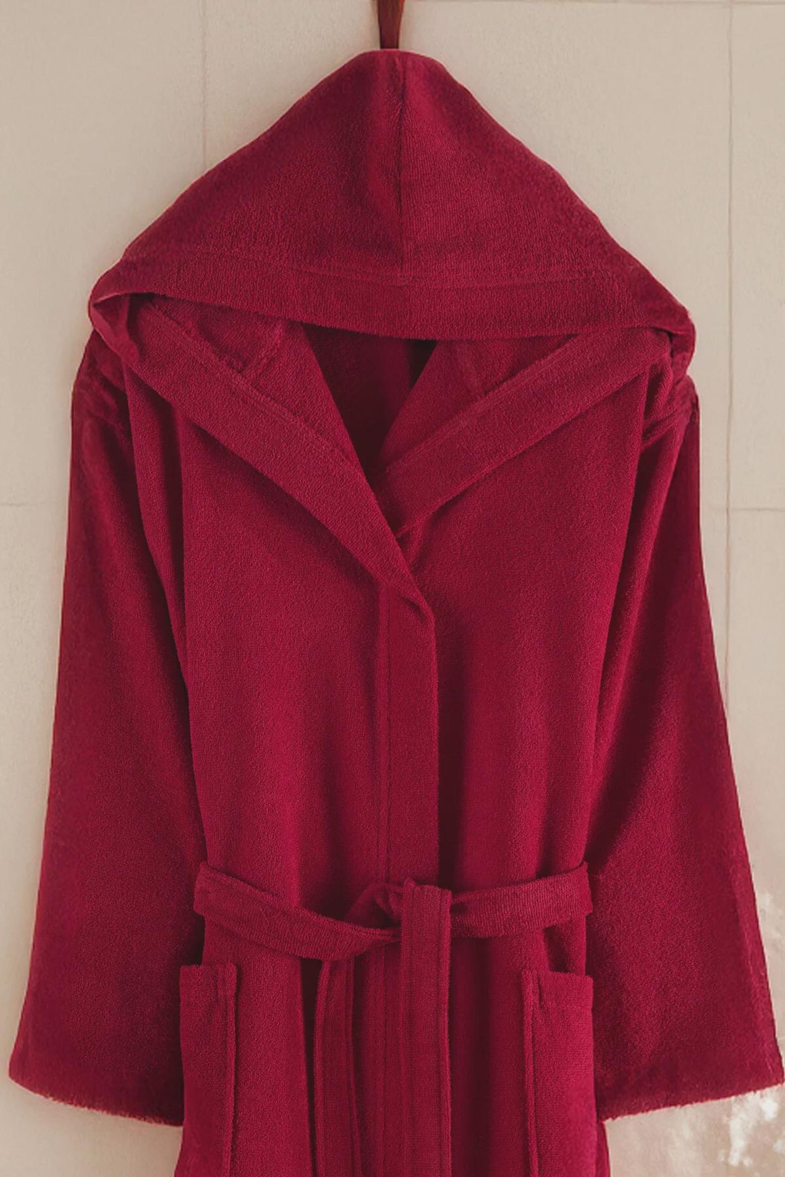 Personalized Hooded Turkish Bathrobe – Anthracite